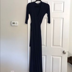 Maxi wrap dress